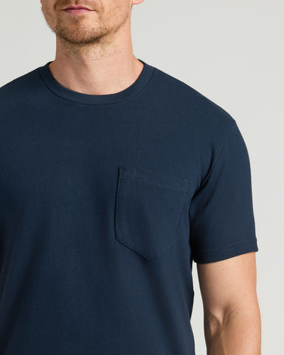 Tall Heavyweight Pocket Crew - Navy