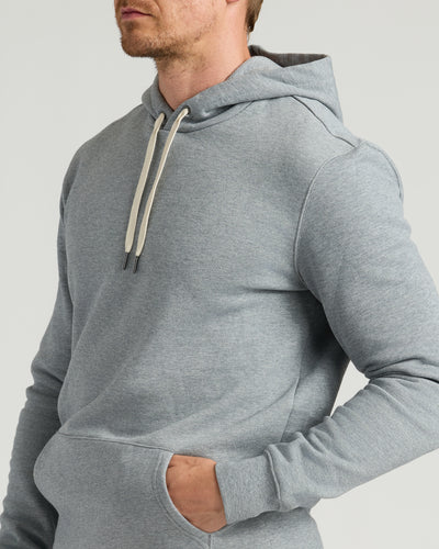 Tall Fleece Pullover Hoodie - Medium Heather Gray