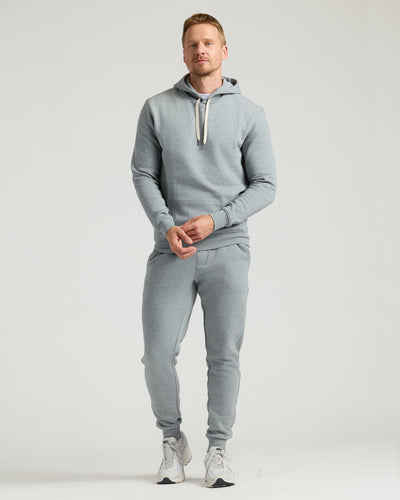 Tall Fleece Pullover Hoodie - Medium Heather Gray