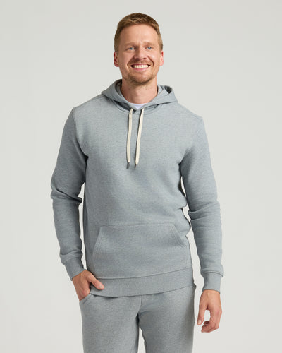 Tall Fleece Pullover Hoodie - Medium Heather Gray