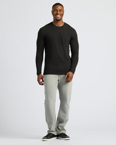 Tall Heavyweight Long Sleeve Pocket Crew