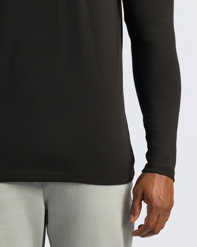 Black & White Tall Heavyweight Long Sleeve Pocket Crew 4-Pack