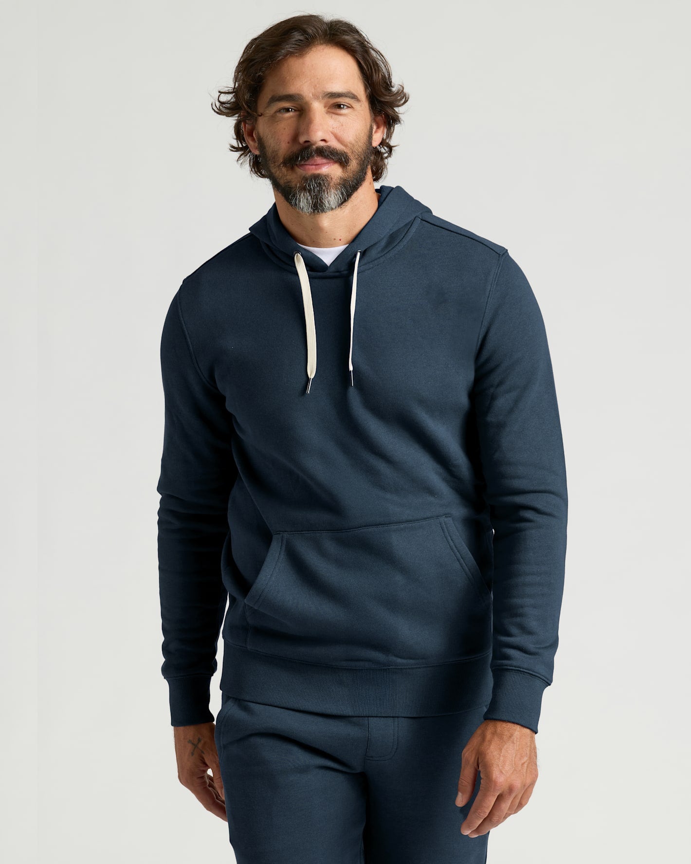 Navy Pullover Fleece Hoodie & Jogger 2-Pack