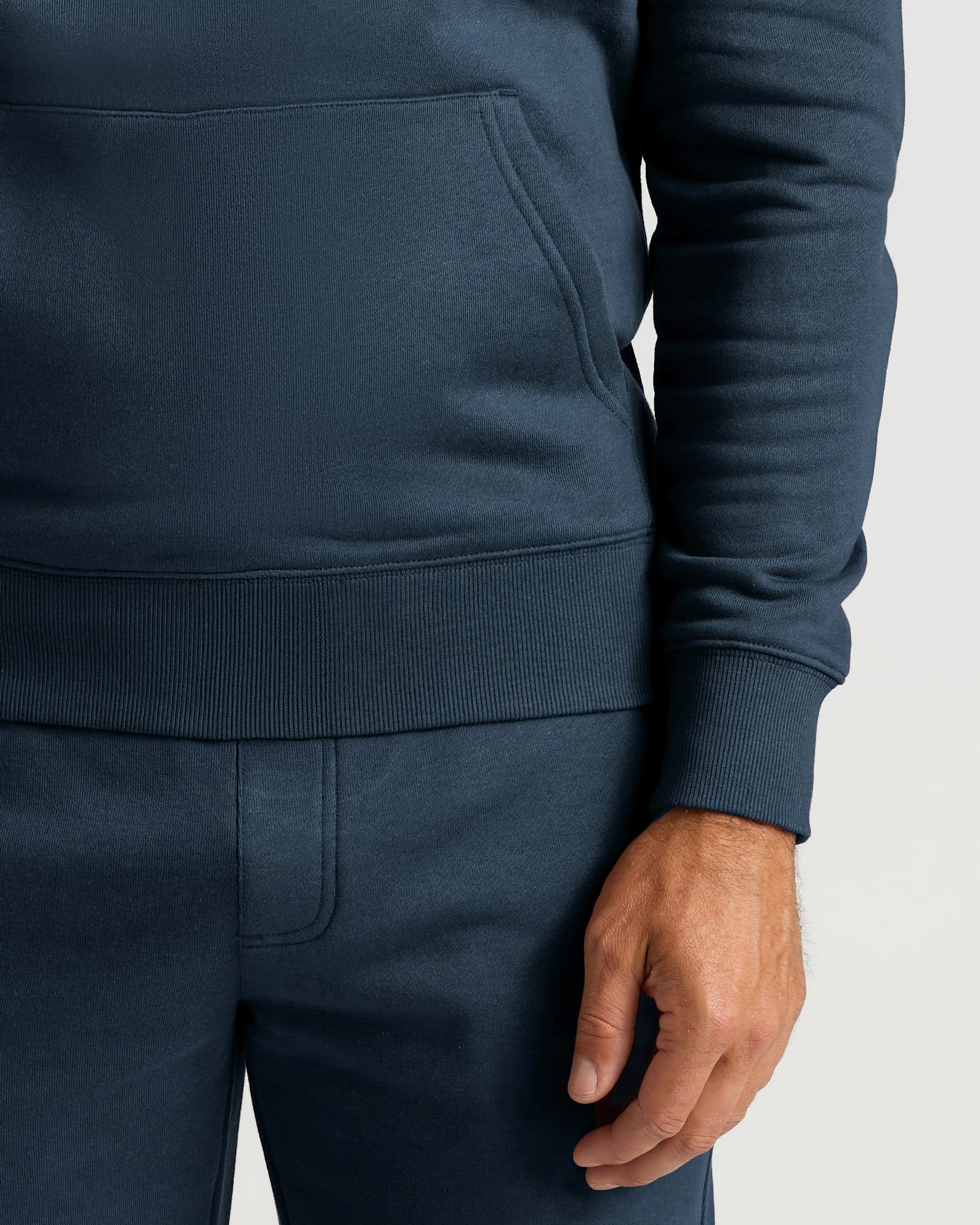 Navy Pullover Fleece Hoodie & Jogger 2-Pack