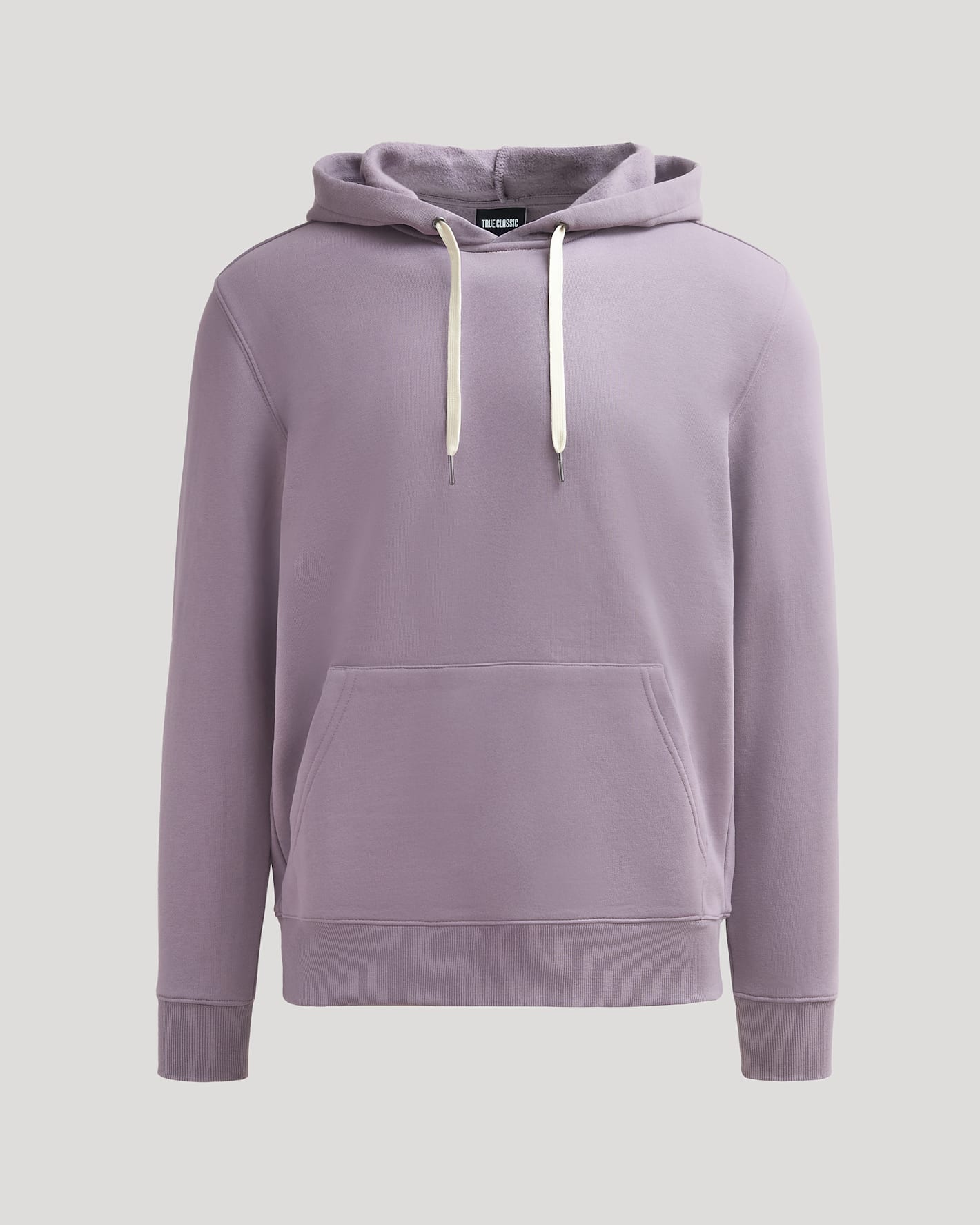 Thistle Fleece French Terry Pullover Hoodie with kangaroo pocket and adjustable hood.