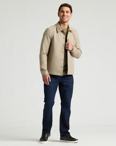 True ClassicMale model in Staple Casual Jacket 3-Pack, showcasing beige jacket fit.