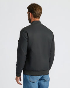 True ClassicBlack & Carbon Bomber Jacket 2-Pack, back view with zip-pocket detail.