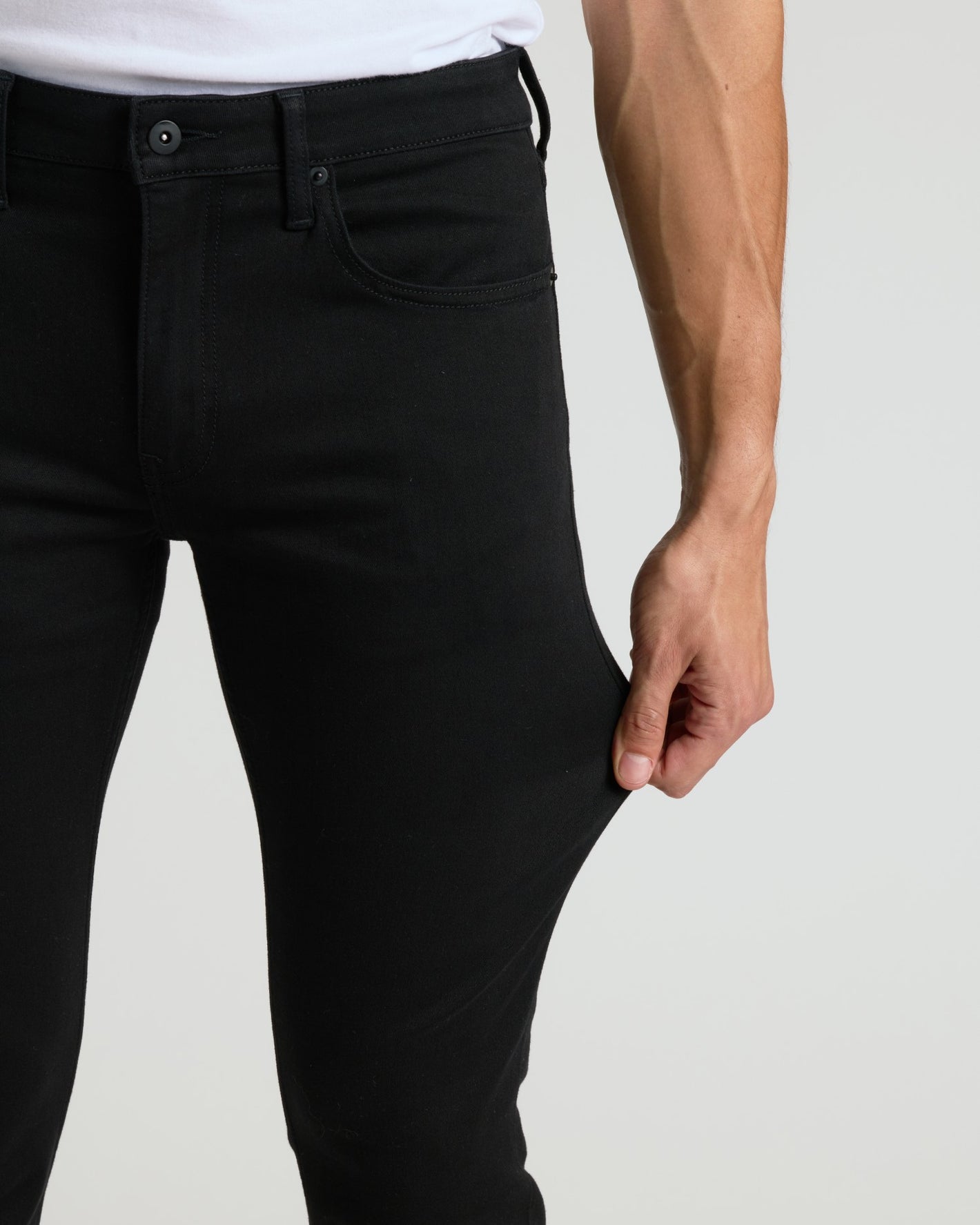 Black Wash Slim Comfort Stretch Jeans