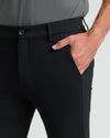 Black Slim Comfort Knit Chino Pant