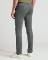 Carbon & Khaki Slim Comfort Knit Chino 2-Pack trousers with sneakers.