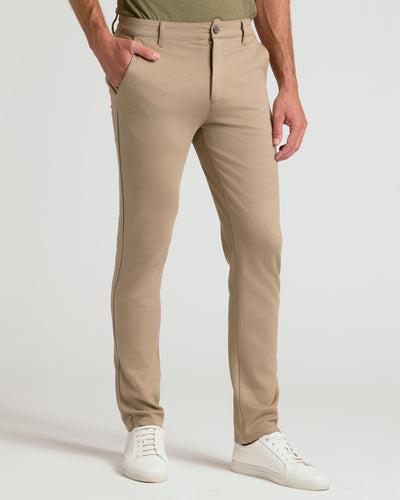 Casual Chino Pants - Khaki