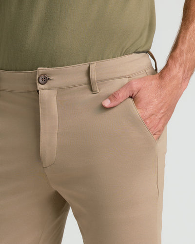Casual Chino Pants - Khaki
