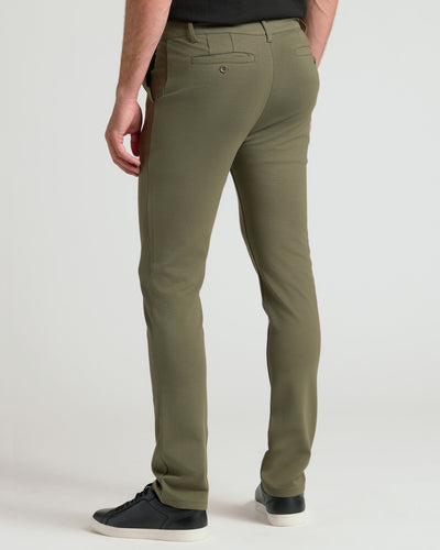 Casual Chino Pants - Military Green