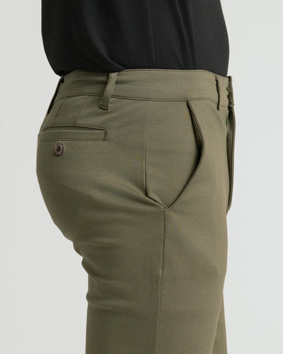 Casual Chino Pants - Military Green