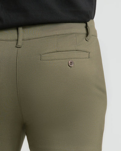 Casual Chino Pants - Military Green