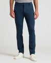 Black & Navy Slim Comfort Knit Chino Pant 2-Pack with white sneakers.
