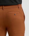Suede Brown Slim Comfort Knit Chino Pant
