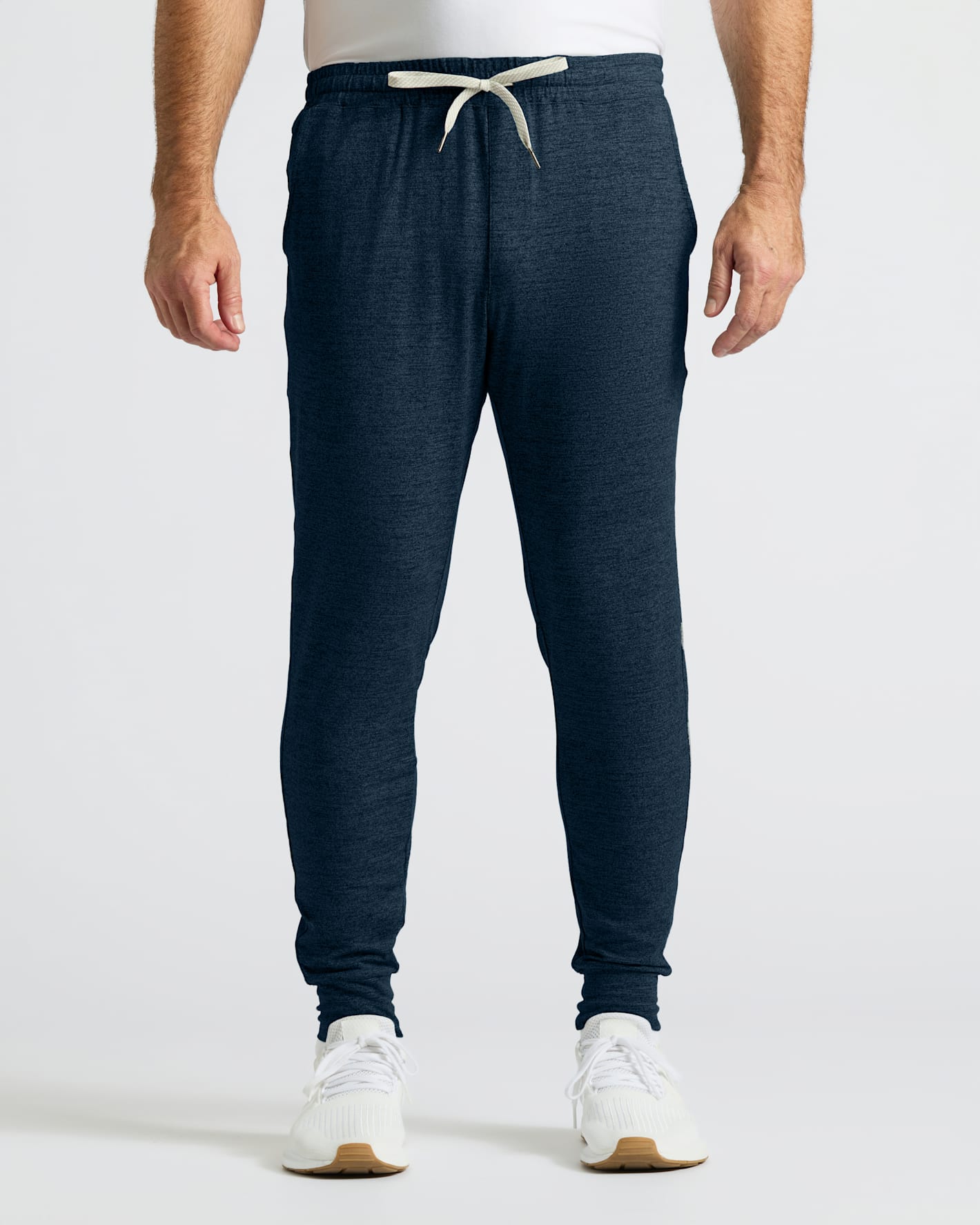 Pantalon de sport marine chiné