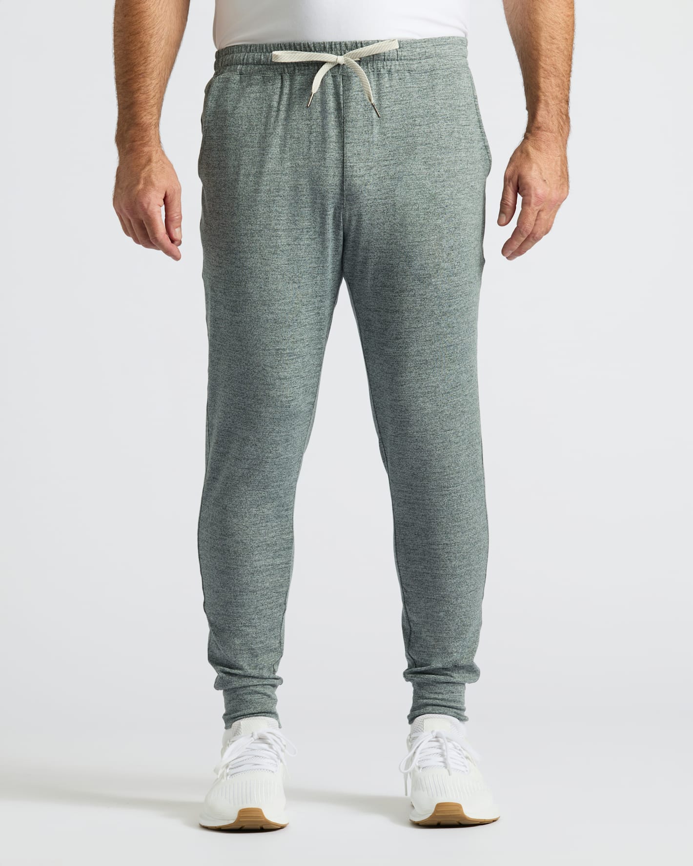 Pantalon de sport gris chiné