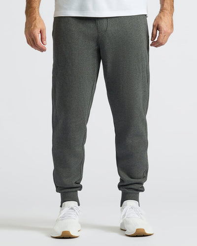 Charcoal Heather Gray Fleece French Terry Joggers 2-Pack