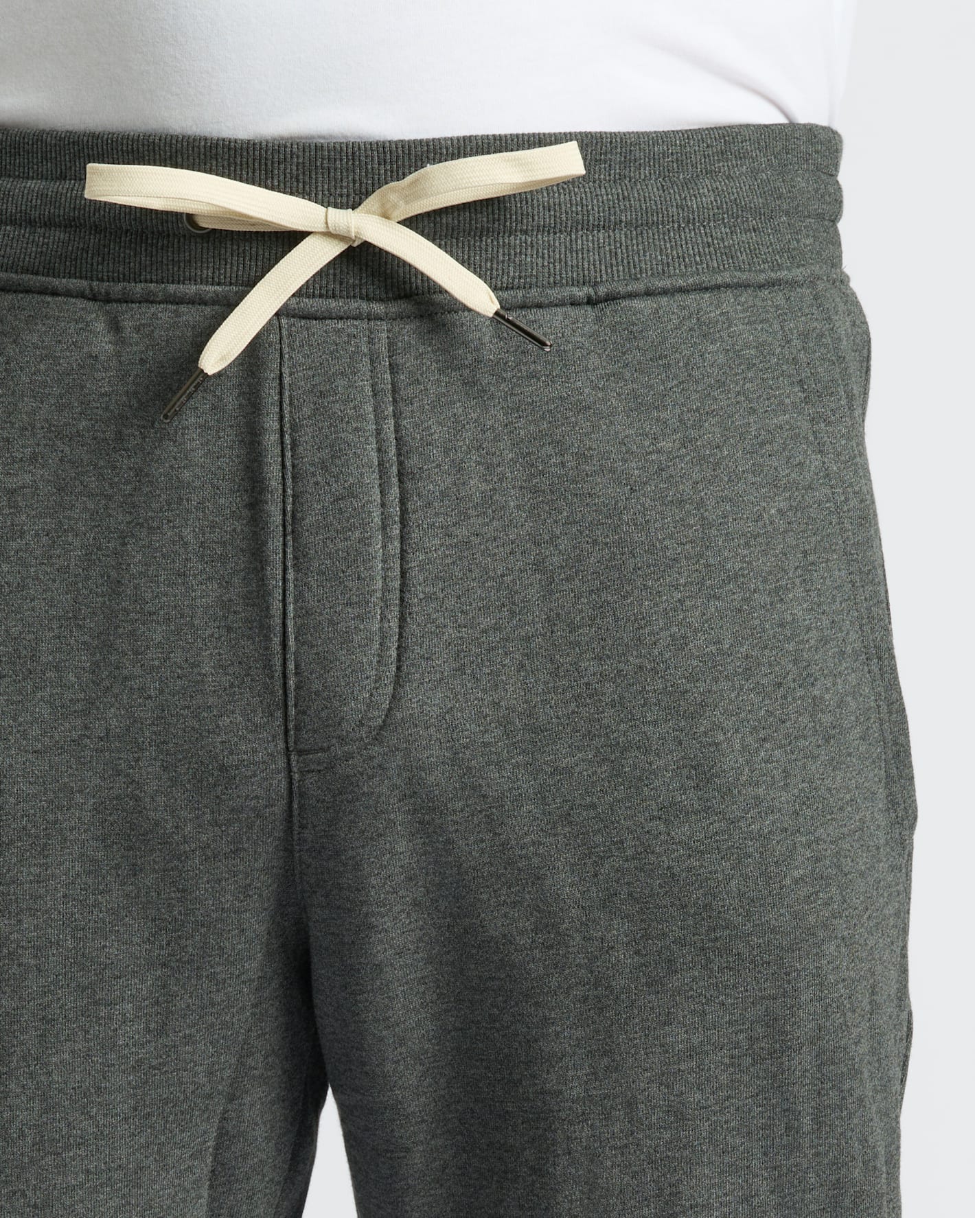 Charcoal Heather Gray Fleece French Terry Joggers