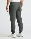 Charcoal Heather Gray Fleece French Terry Joggers
