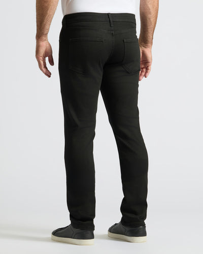 Straight High-Stretch Jeans - Black Wash
