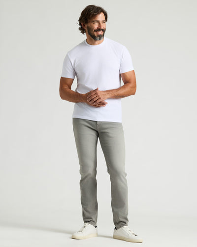 Slim Low-Stretch Jeans  - Medium Gray Wash