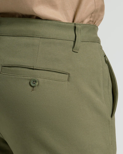 Pantalon chino slim - Military Green