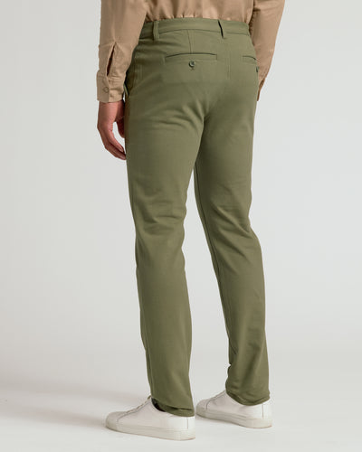 Pantalon chino slim - Military Green