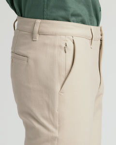 True ClassicSandstone Slim Chino Pants 2.0 with hidden zip pocket.