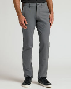 True ClassicNavy & Carbon Straight Chino Pants 2-Pack with black sneakers.