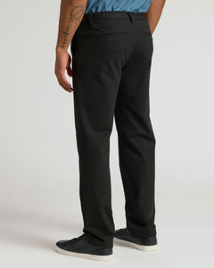True ClassicBlack Straight Chino Pants 2.0 with back welt pockets and sleek sneakers.