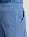 Azul & Juniper Active Quick Dry Short, back view with waistband and pockets.