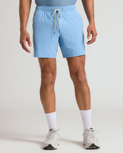True ClassicMan wearing Seasonal Active Quick Dry Short, white socks, and Nike shoes.