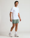 Man modeling Azul & Juniper Active Quick Dry Short 2-Pack.