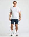 Active-Komfort-Shorts in dunklem Heather Marineblau
