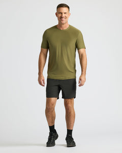 True Classic7" Black Active Training Shorts 2.0