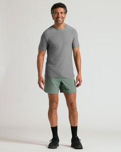 True ClassicMan modeling Auburn & Juniper Active Training Short 2-Pack.