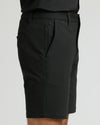 9 Black Chino Shorts 2.0 showcasing slim fit and pockets.