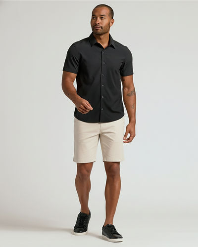 7" Sandstone & Navy Chino Shorts 2-Pack