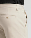 7 Sandstone Chino Shorts 2.0 with belt loop, zippered pocket, and welt back pocket.