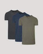 Short Sleeve Tall Classic V-Neck 3-Pack