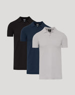 Tall Dressy Polo 3-Pack