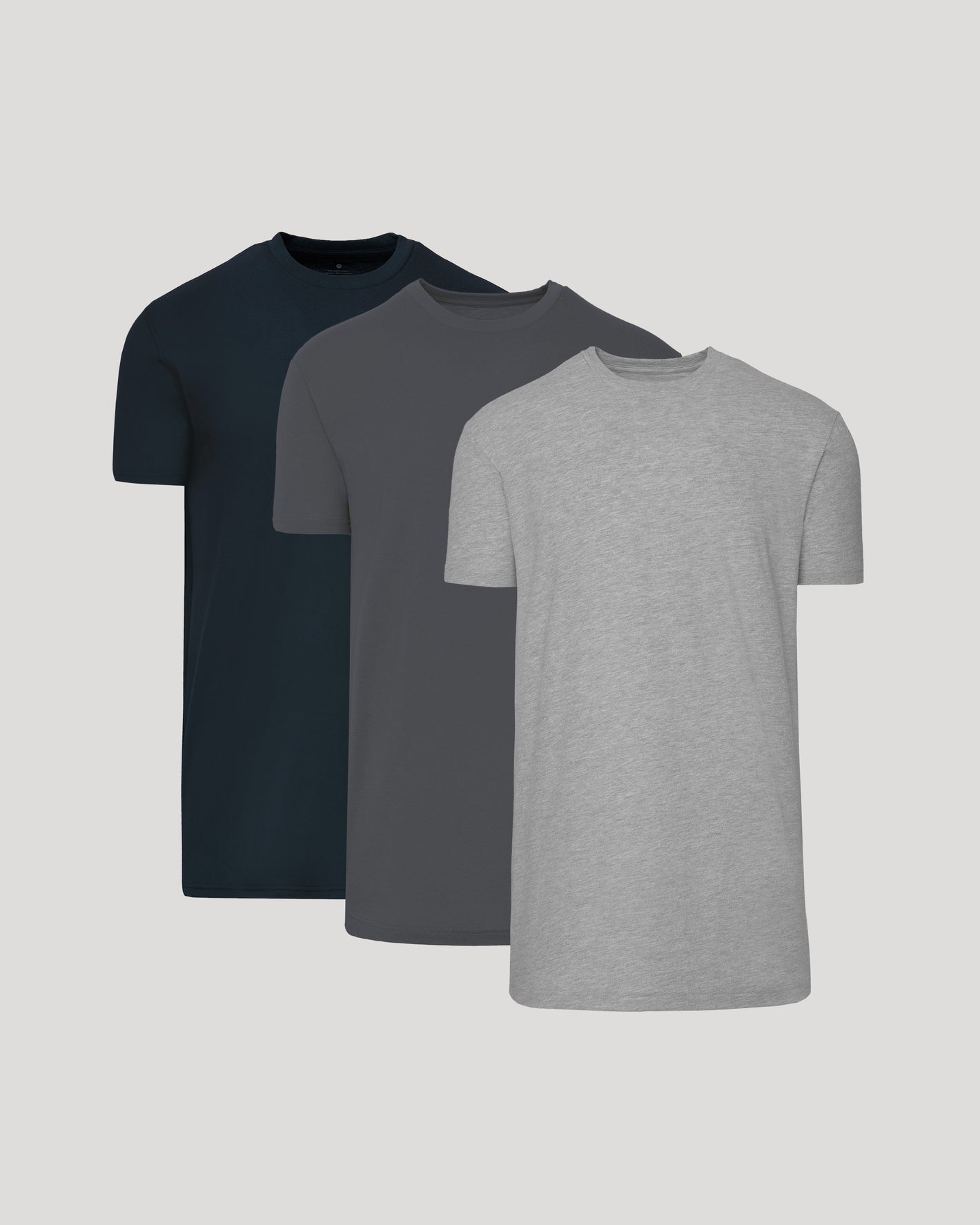 Classic Tall Straight Hem Crew Neck T-Shirt 3-Pack