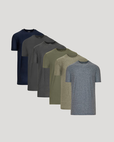 Hoher Aktiver Rundhals (6‑Pack)