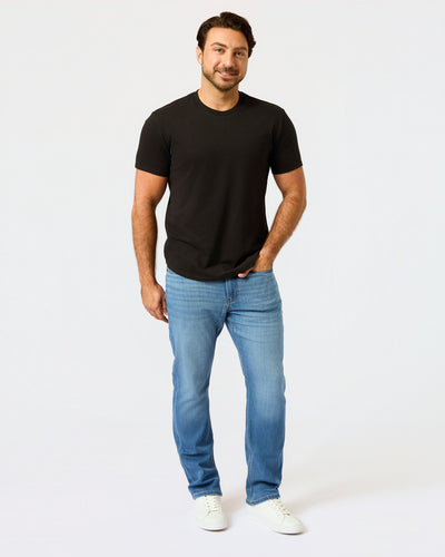 Short Classic Curved Hem Crew