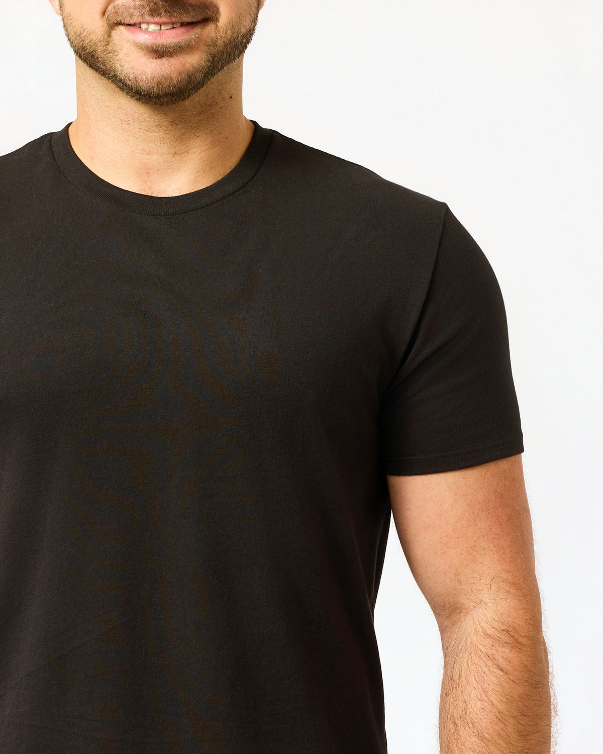 All Black Short Classic Curved Hem Crew 10-Pack