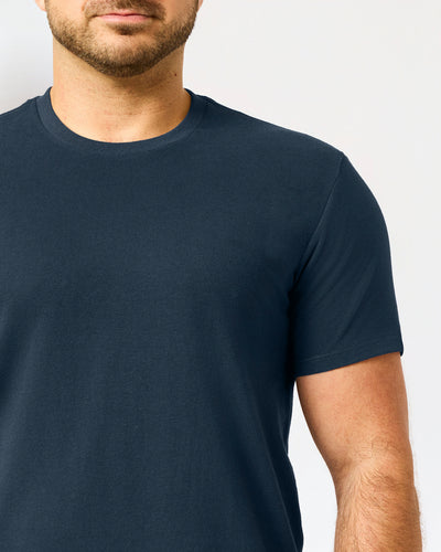 Short Classic Curved Hem Crew