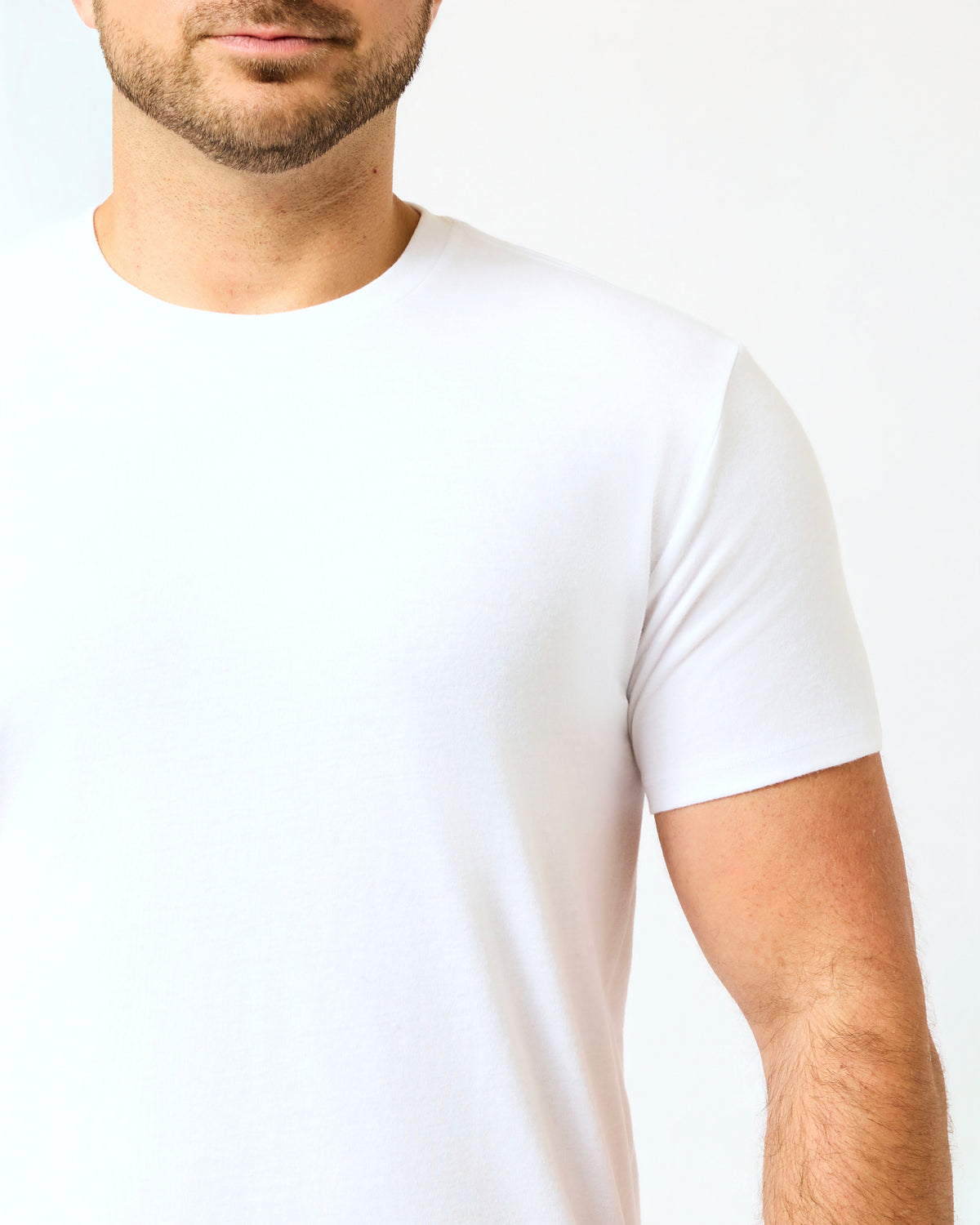 Short Classic Curved Hem Crew 3-Pack